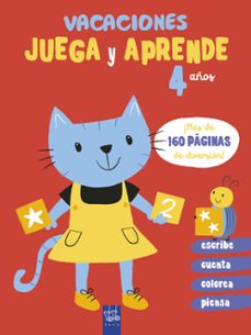 Portada de VACACIONES. JUEGA Y APRENDE. 4 AÑOS