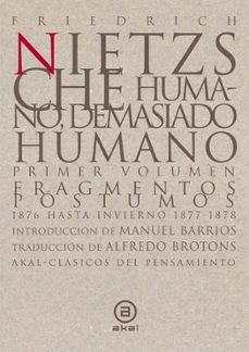 Portada de HUMANO, DEMASIADO HUMANO (OBRA COMPLETA)