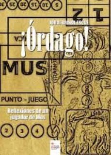 Portada de AORDAGO! REFLEXIONES DE UN JUGADOR DE MUS