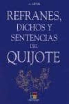 Portada de REFRANES, DICHOS Y SENTENCIAS DEL QUIJOTE