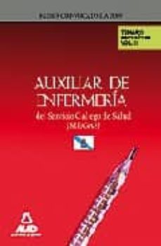 Portada de AUXILIARES DE ENFERMERIA DEL SERVICIO GALLEGO DE SALUD (SERGAS). TEMARIO DE MATERIAS ESPECIFICAS. VOLUMEN II