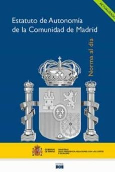 Portada de ESTATUTO DE AUTONOMIA DE LA COMUNIDAD DE MADRID