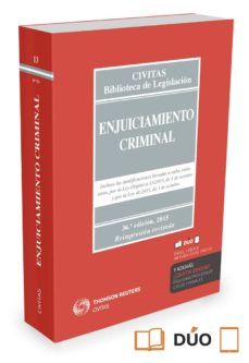Portada de ENJUICIAMIENTO CRIMINAL (36ª ED.)
