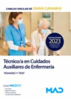 Libros de audio en inglés gratis para descargar. TECNICO/A EN CUIDADOS AUXILIARES DE ENFERMERIA. TEMARIO Y TEST CABILDO INSULAR DE GRAN CANARIA de 