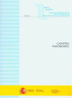 CATASTRO INMOBILIARIO. SEPARATA Nº 12 DEL BOLETÍN OFICIAL DE LOS MINISTERIOS DE HACIENDA Y FUNCIÓN PÚBLICA Y ASUNTOS ECONÓMICOS