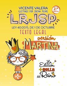 Portada de LRJSP VERSION MARTINA