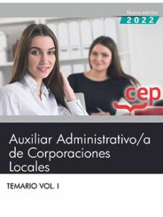 Libros de audio gratis para descargar en iPod AUXILIAR ADMINISTRATIVO/A DE CORPORACIONES LOCALES. TEMARIA VOLUMEN I