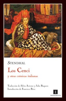 Descarga gratuita de libros electrónicos - libro de texto LOS CENCI Y OTRAS CRONICAS ITALIANAS (Literatura española) 9788493592790 MOBI FB2 de STENDHAL
