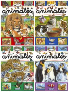 Portada de PEGATINAS DE ANIMALES (4 TITULOS).