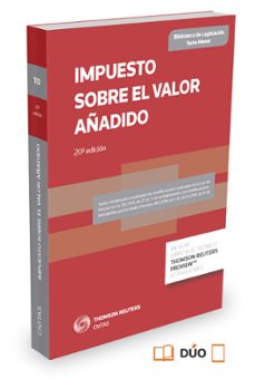 Portada de IMPUESTO SOBRE EL VALOR AÑADIDO (20ª ED.) (DUO)