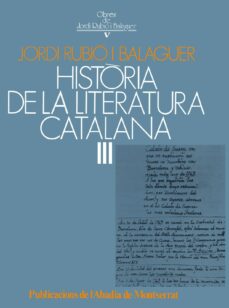 Portada de HISTORIA DE LA LITERATURA CATALANA, T. V