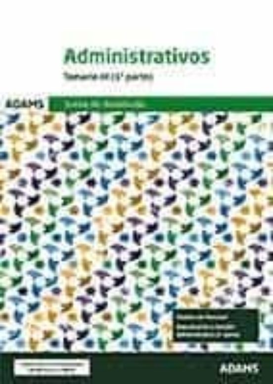 TEMARIO 3. ADMINISTRATIVOS. JUNTA DE ANDALUCIA