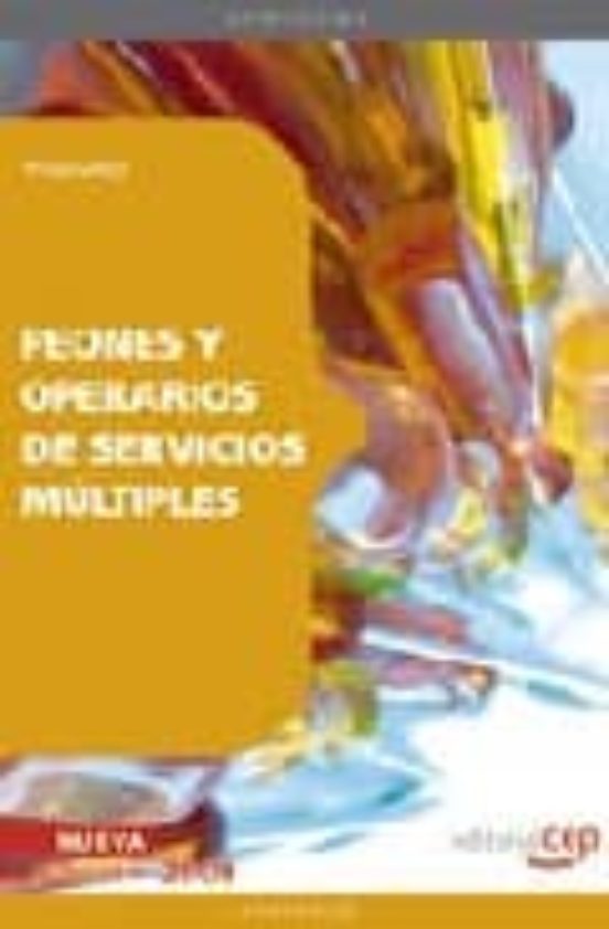 PEONES Y OPERARIOS DE SERVICIOS MULTIPLES. TEMARIO con ISBN