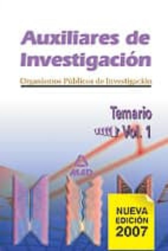 AUXILIARES DE INVESTIGACION DE LOS ORGANISMOS PUBLICOS DE INVESTI 