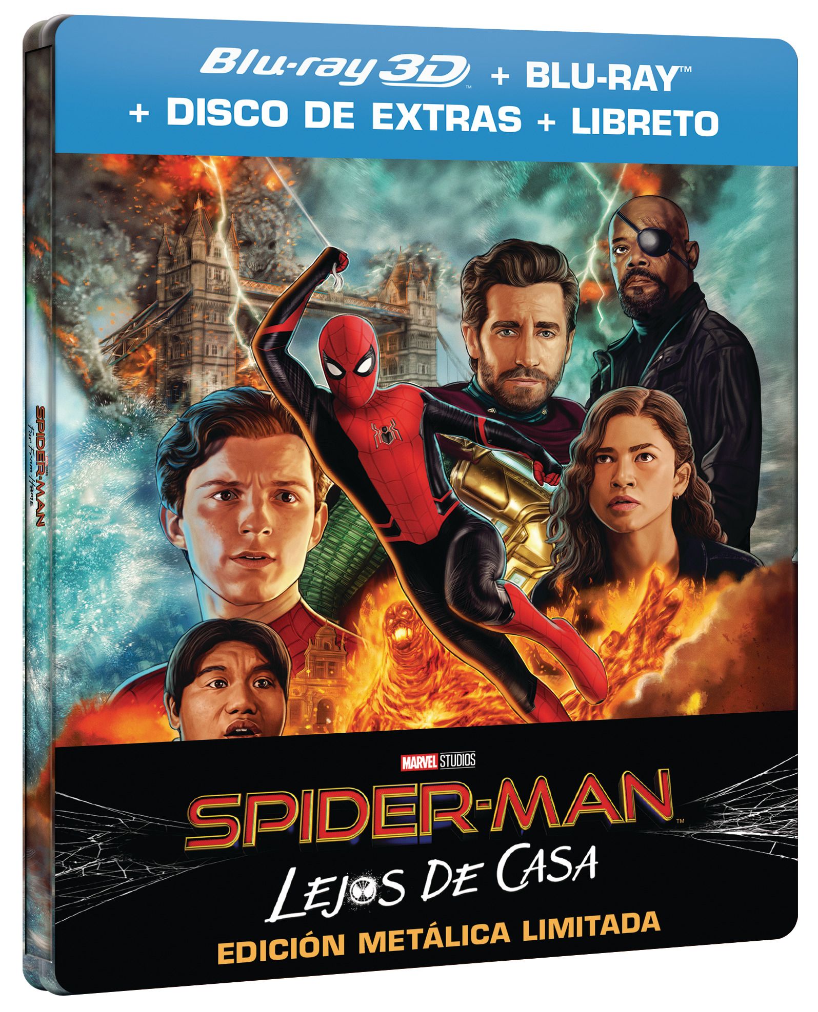 SPIDER-MAN: LEJOS DE CASA - BLU RAY 3D+2D - ED.METAL de ...